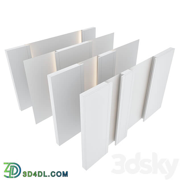 Decorative wall panel set 60