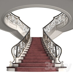 Mansion staircase 3D Models 