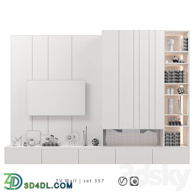 TV Wall set 357