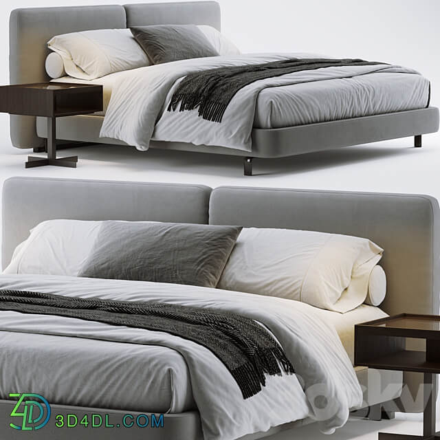 Bed Minotti tatlin bed