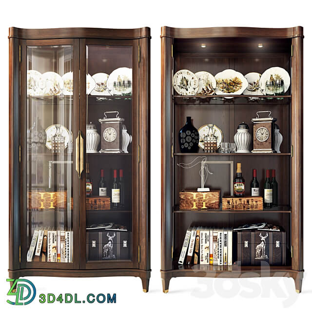 Wardrobe Display cabinets Wardrobe showcase Serenity Sophia Curio. Cabinet showcase bu FFDM