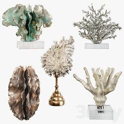 Sculptures of coral reef 01 3D Models 3DSKY 