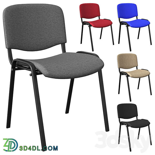 Office Chair Set ISO 3D Models 3DSKY