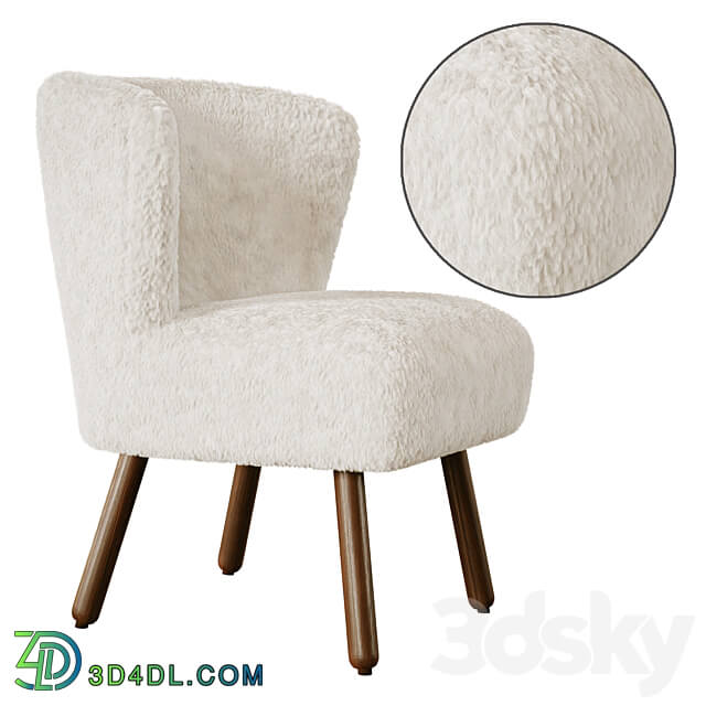 ZARA HOME TERRYCLOTH ARMCHAIR 3D Models 3DSKY