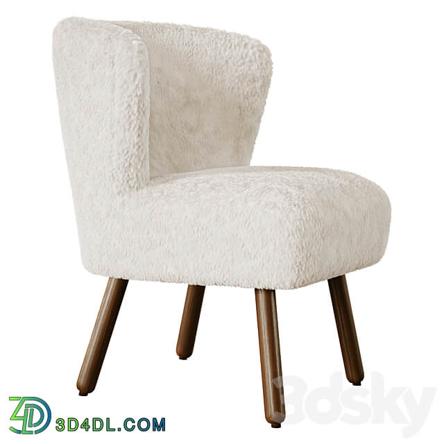 ZARA HOME TERRYCLOTH ARMCHAIR 3D Models 3DSKY