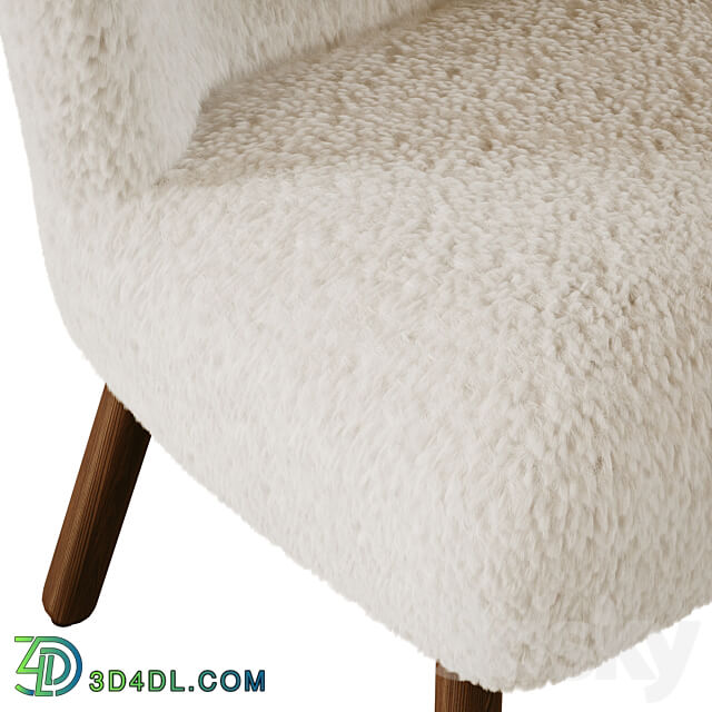 ZARA HOME TERRYCLOTH ARMCHAIR 3D Models 3DSKY