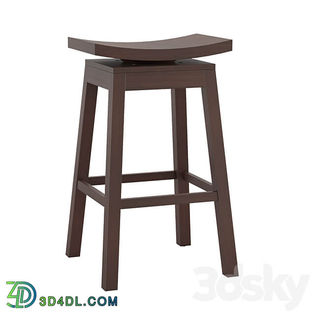 Saddle bar stool 3D Models 3DSKY