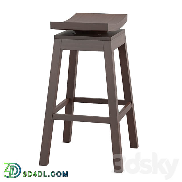 Saddle bar stool 3D Models 3DSKY