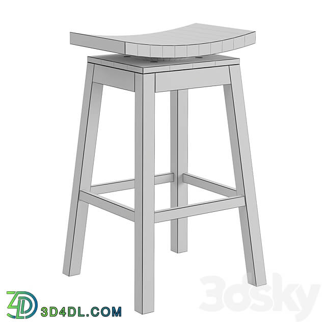Saddle bar stool 3D Models 3DSKY