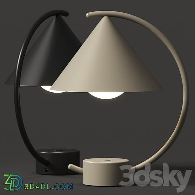 Ferm Living Meridian Table Lamp 3D Models 3DSKY