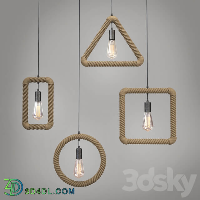 pendant lights Pendant light 3D Models