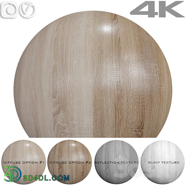 Seamless texture Oak 3D Models 3DSKY