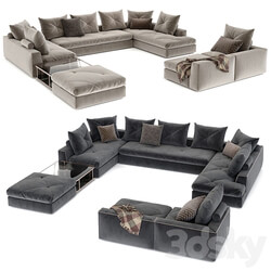 Roche Bobois sofa PREFACE 3D Models 3DSKY 