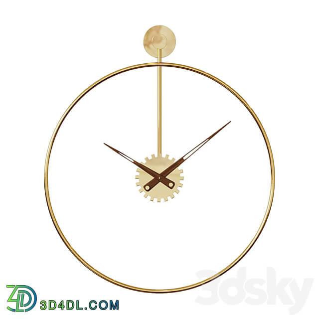 Wall clock Revolve Watches Clocks 3D Models 3DSKY