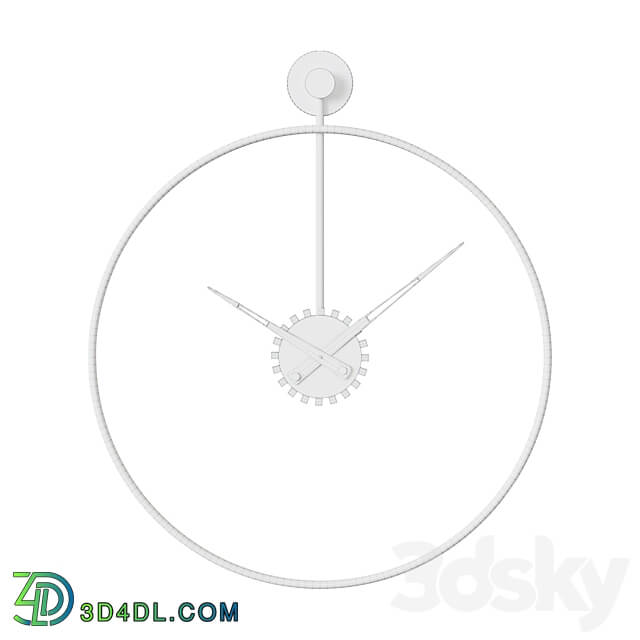 Wall clock Revolve Watches Clocks 3D Models 3DSKY