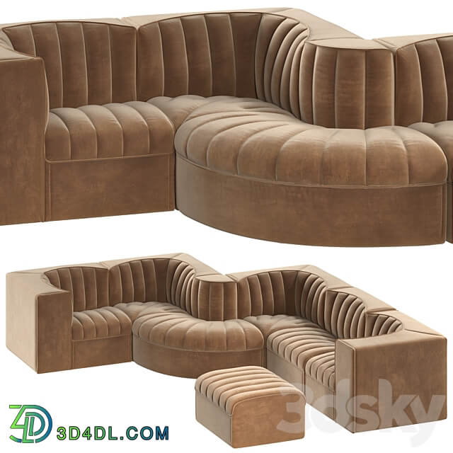 Arflex sofa 9000 Modular set 3D Models 3DSKY