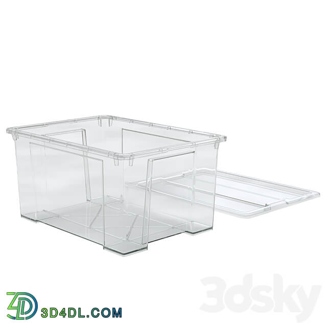 Samla box ikea clear 3D Models 3DSKY