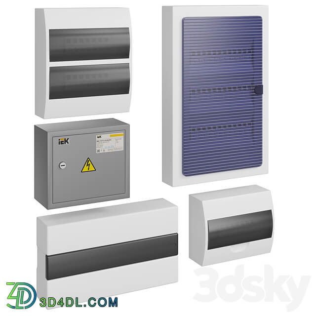 Electrical Panels 3D Models 3DSKY