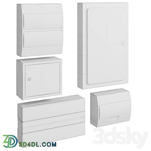 Electrical Panels 3D Models 3DSKY