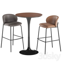 Tulip princeton barstool boconcept Table Chair 3D Models 3DSKY 