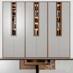 Contemporary wardrobe 30 Wardrobe Display cabinets 3D Models 