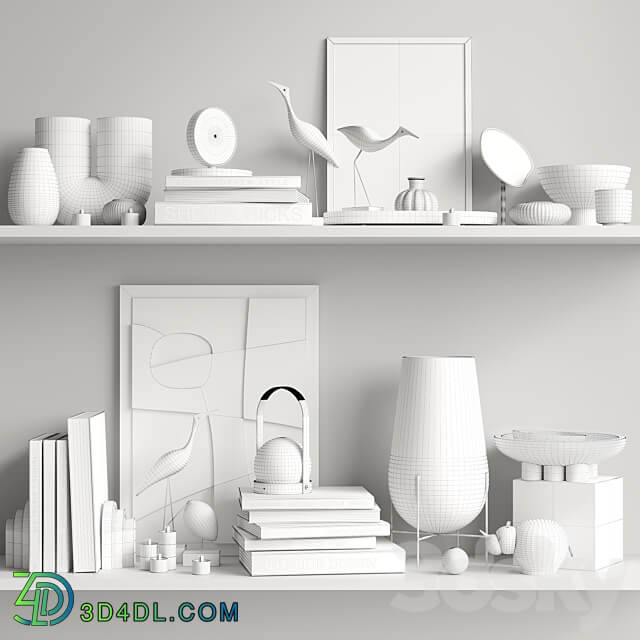 Decorative Interior Set 3 3D Models 3DSKY