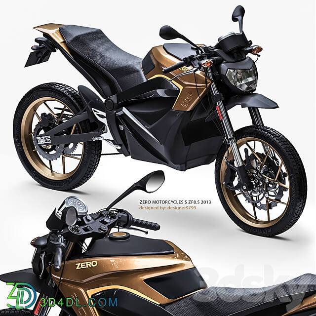 ZERO MOTORCYCLES S ZF8.5 3D Models 3DSKY