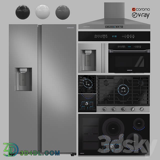 Appliance Collection SAMSUNG 3D Models 3DSKY