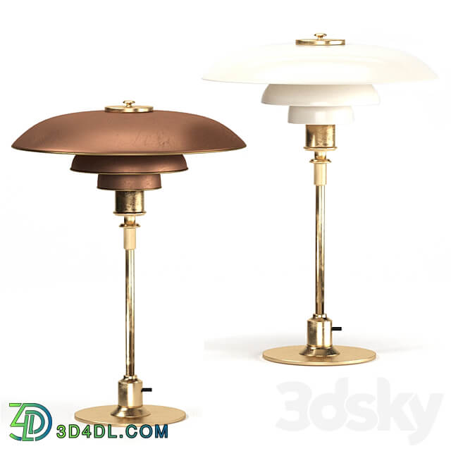 Table Lamp by Poul Henningsen 3D Models 3DSKY