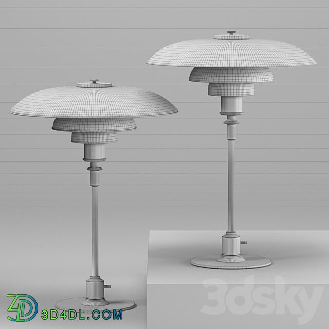 Table Lamp by Poul Henningsen 3D Models 3DSKY