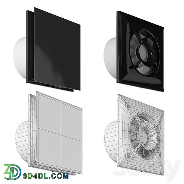 Exhaust fan Vents Solid and Vents Ace 100 125 Miscellaneous 3D Models