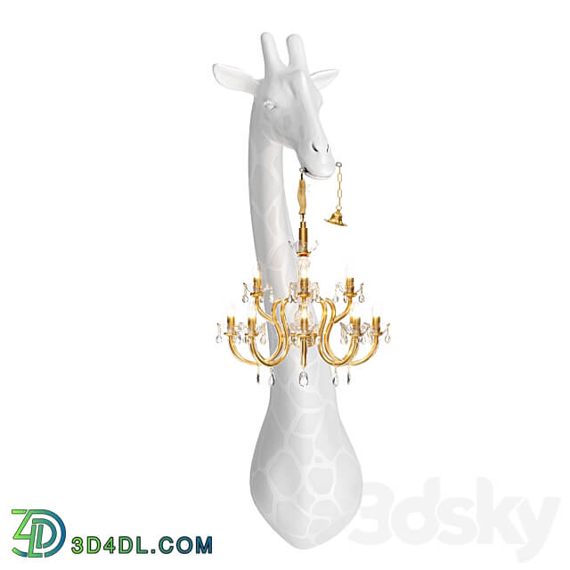 Giraffe in love Qeeboo Wall Light 3D Models 3DSKY