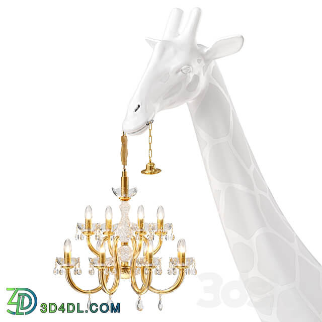 Giraffe in love Qeeboo Wall Light 3D Models 3DSKY