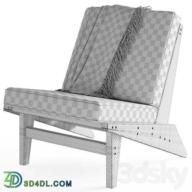 105 Lounge Chair by Ishinomaki Lab 3D Models 3DSKY