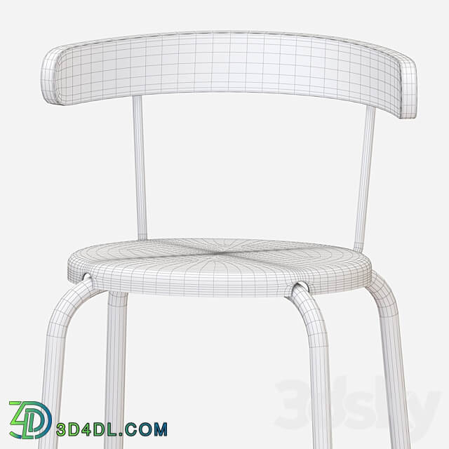 IKEA STENSELE Bar Table and Stools Table Chair 3D Models 3DSKY