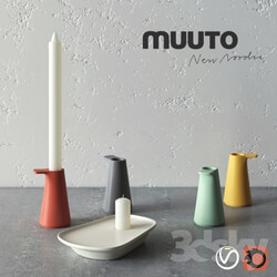 Grip and FLOAT candlesticks by MUUTO 