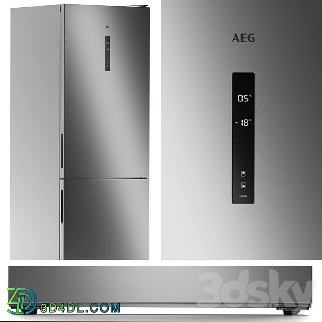 AEG kitchen appliances set 3D Models 3DSKY