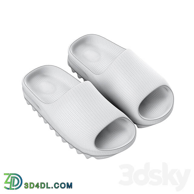 Adidas Yeezy Slide Footwear 3D Models 3DSKY
