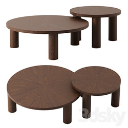 Post coffee tables by Ferm Living 3D Models 3DSKY 