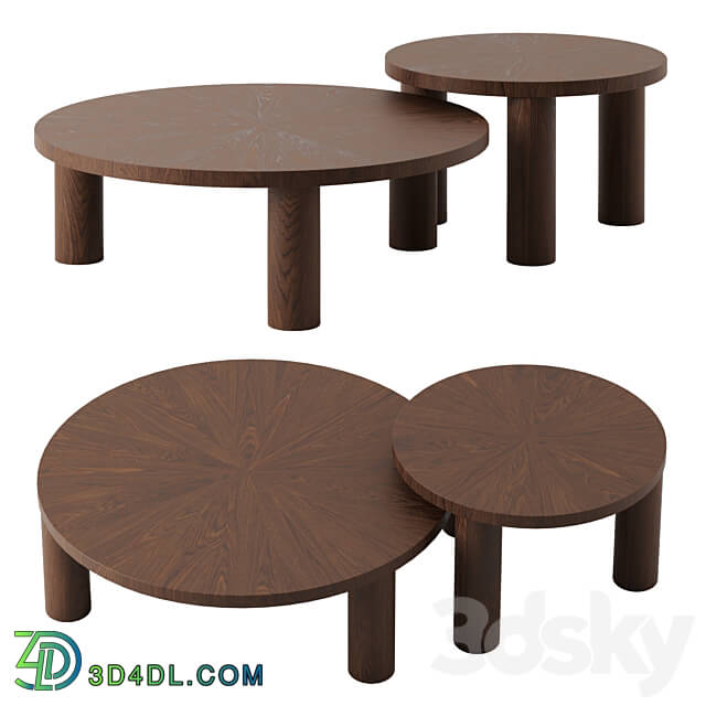 Post coffee tables by Ferm Living 3D Models 3DSKY