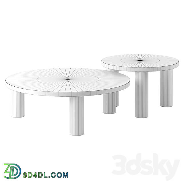 Post coffee tables by Ferm Living 3D Models 3DSKY