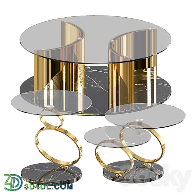 Abelia coffee table 3D Models 3DSKY