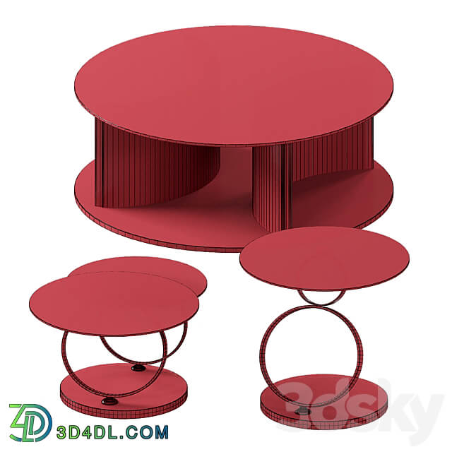 Abelia coffee table 3D Models 3DSKY