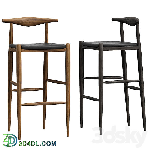 Bar stool elbow 3D Models 3DSKY