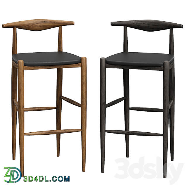 Bar stool elbow 3D Models 3DSKY