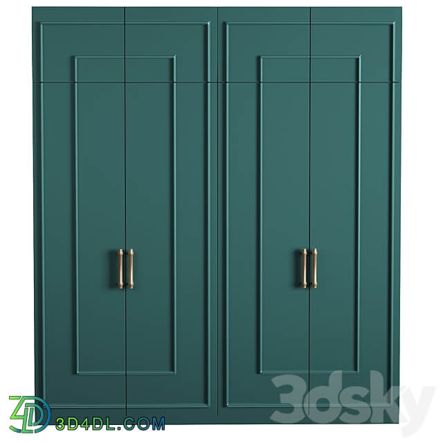 cupboard dzhordzhiya Wardrobe Display cabinets 3D Models 3DSKY