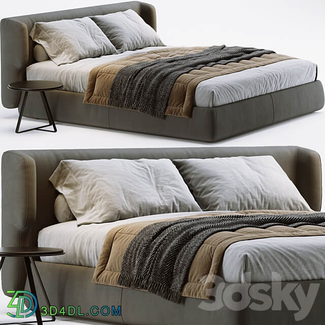 Ditre italia claire bed Bed 3D Models 3DSKY