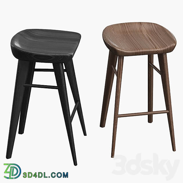 Kami bar stool 3D Models 3DSKY