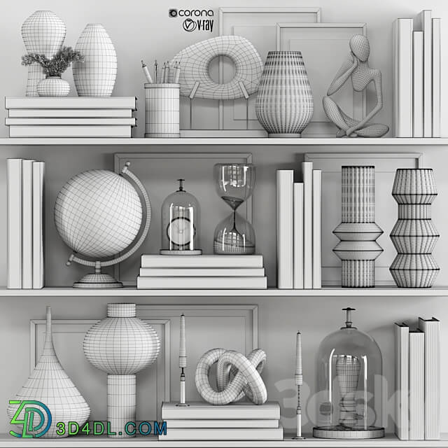 decorative set 07 3D Models 3DSKY