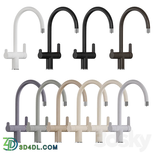 Blanco Trima Faucet 3D Models 3DSKY